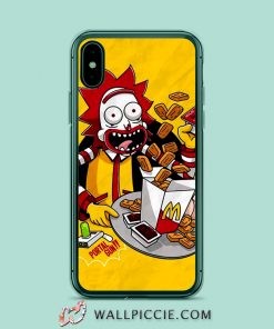 Rick Morty Mc Donald Parody iPhone Xr Case