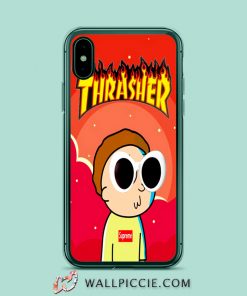 Rick Morty Thrasher Hypebeast iPhone Xr Case