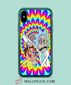 Rick Morty Tie Dye iPhone Xr Case