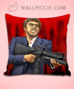 Scarface Tony Montana Art Throw Pillow Cover