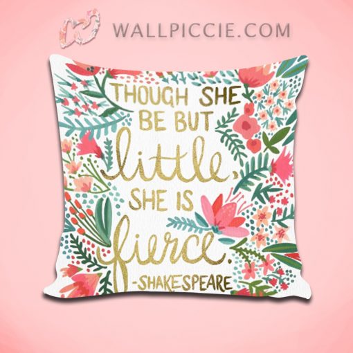 Shakespeare Quote Decorative Pillow Cover