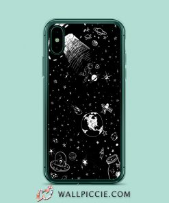 Space Doodle Atronout iPhone Xr Case