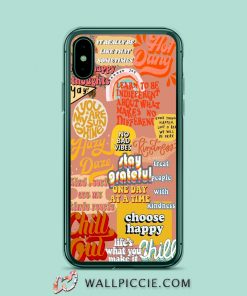 Stay Grateful Inspirational Quote iPhone Xr Case