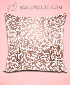 Stylish Rose Gold Geometric Modern Decorative Pillow Cover