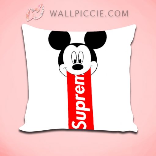 Supreme Mickey Mouse Inspired Decorative Pillow Cover