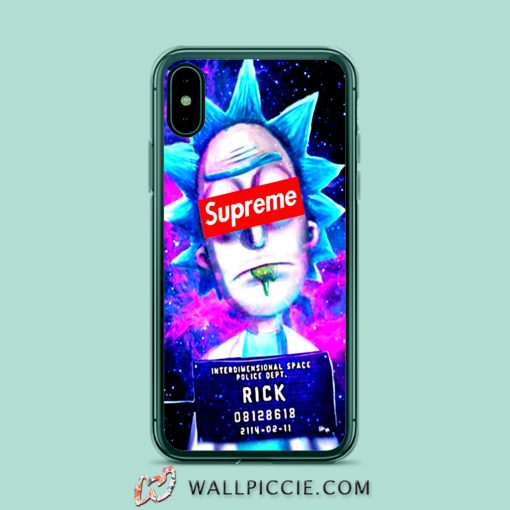 Supreme Rick Morty iPhone Xr Case