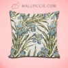 Vintage Art Nouveau Floral Iris pattern Decorative Pillow Cover