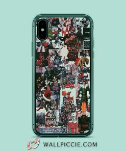 Vintage Christmas Movie Collage iPhone Xr Case