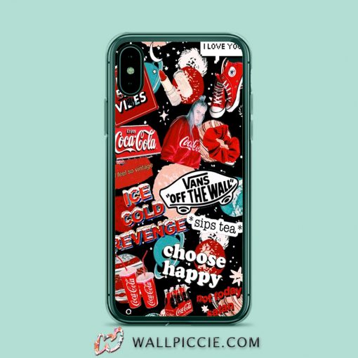 Vintage Coca Cola Collage iPhone Xr Case