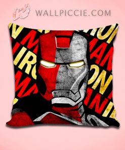 Vintage Iron Man Pop Art Decorative Pillow Cover