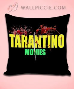Vintage Tarantino Movies Throw Pillow Cover
