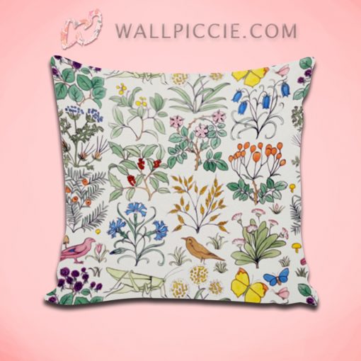 Voysey Apothecarys Garden Decorative Pillow Cover