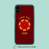 Tony Stark Quote Love You 3000 iPhone Xr Case