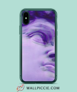 Aesthetic Purple Angel iPhone XR Case