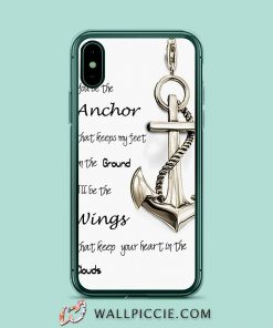 Anchor Quote White iPhone XR Case