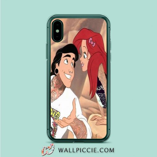 Ariel And Eric Tattoed iPhone XR Case