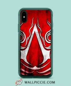 Assassins Creed Red Logo iPhone XR Case