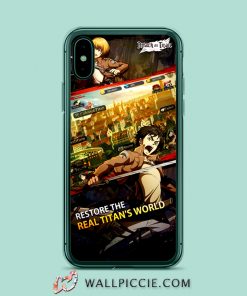 Attack On Titan Game iPhone XR Case