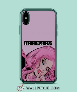 Big Girls Cry Aesthetic iPhone XR Case