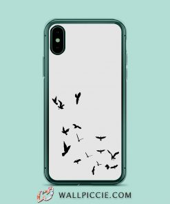 Bird In Flight White iPhone XR Case