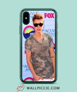 Cool Justin Bieber Photoshoot iPhone XR Case