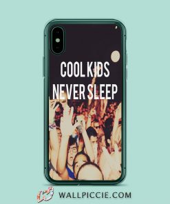 Cool Kids Never Sleep iPhone XR Case