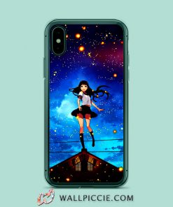 Cute Girl Anime Star Space iPhone XR Case