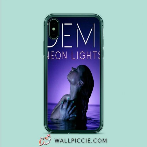 Demi Lovato Neon Lights iPhone XR Case
