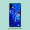 Doctor Who Meets Disney Tardis Ariel Little Mermaid Galaxy Nebula iPhone XR Case