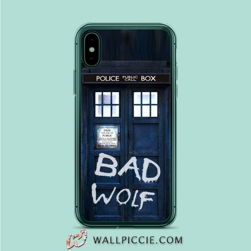 Dr Who Bad Wolf iPhone XR Case