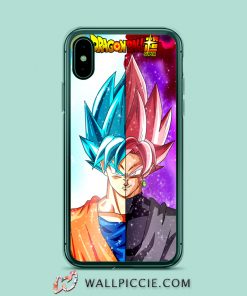 Dragon Ball Goku Red Blue Anime iPhone XR Case