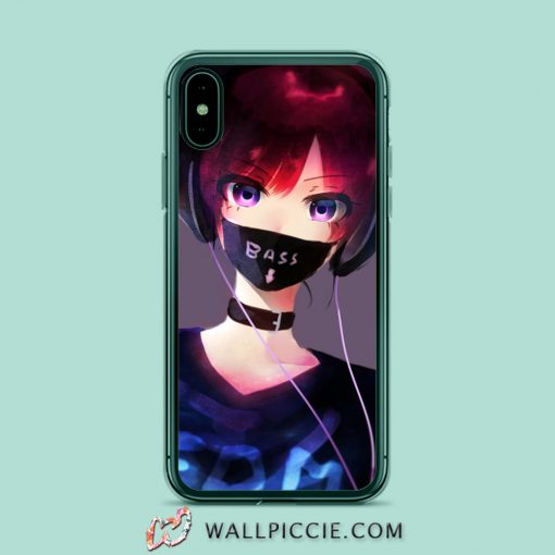 EDM Anime Girl iPhone XR Case
