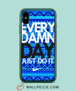 Every Damn Day Blue iPhone XR Case