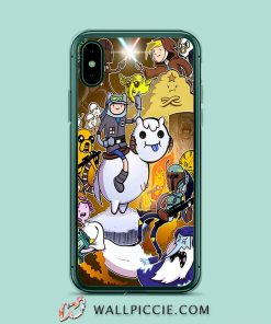 Funny Adventure Time Star Wars iPhone XR Case