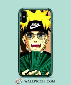 Funny Rich Naruto Anime iPhone XR Case