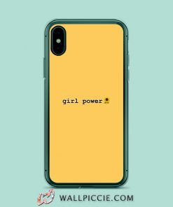 Girl Power Yellow Aesthetic iPhone XR Case