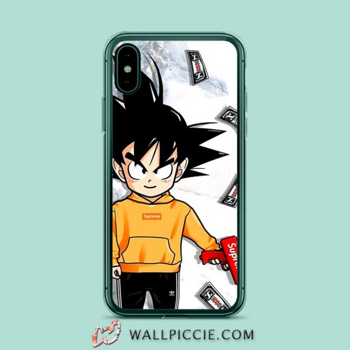 Goku Rich Hypebeast Anime iPhone XR Case