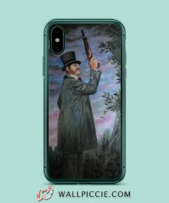 Haunted Mansion Stretching Painting The Gun iPhone XR Case