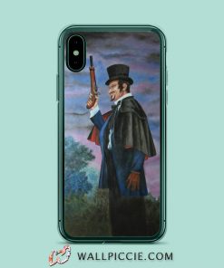 Haunted Mansion Stretching Painting The Gun1 iPhone XR Case