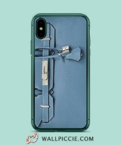 Hermes Bag Navy Blue iPhone XR Case
