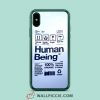 Human Being Aesthetic iPhone XR Case