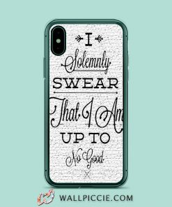 I Solemnly Swear That I Am Up To No Good iPhone XR Case