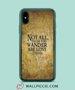 Jrr Tolkien Quotes iPhone XR Case