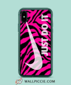 Just Do It Zebra Red iPhone XR Case
