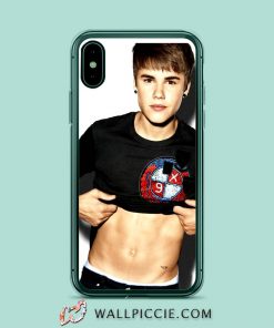 Justin Bieber Sexy Body Photo iPhone XR Case