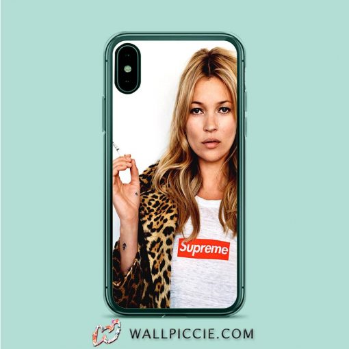 Kate Moss Supreme Leopard iPhone XR Case