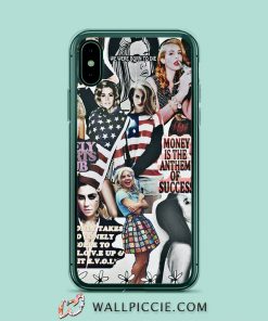 Lana Del Rey Collage iPhone XR Case
