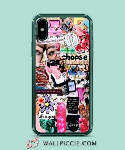 Life Is Good Collage Aesthetic iPhone XR Case