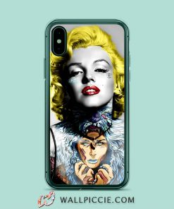 Marilyn Monroe Tattoo iPhone XR Case