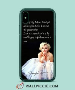 Marlyn Monroe Quote iPhone XR Case